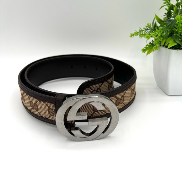 Authentic Gucci belt SizeM/L - Picture 1 of 12